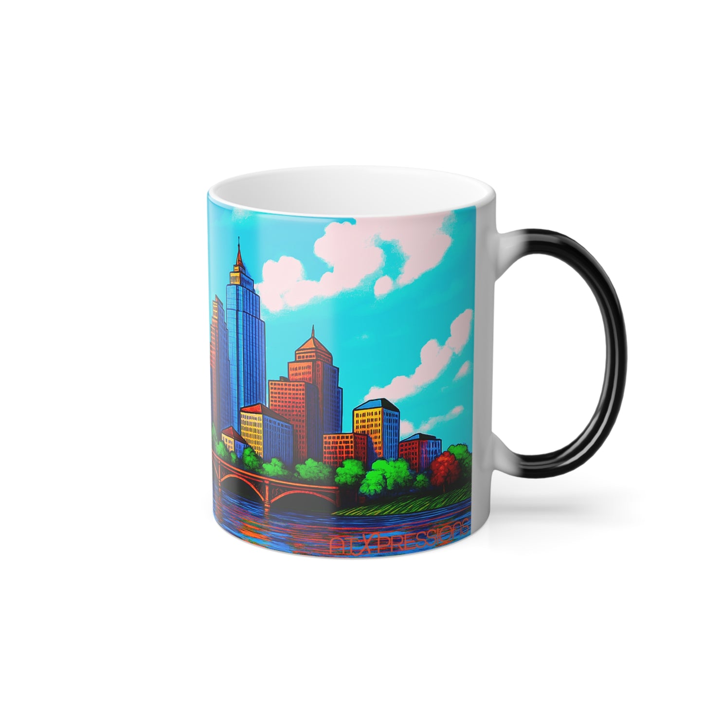 Austin Cityscape Color Morphing Mug, 11oz