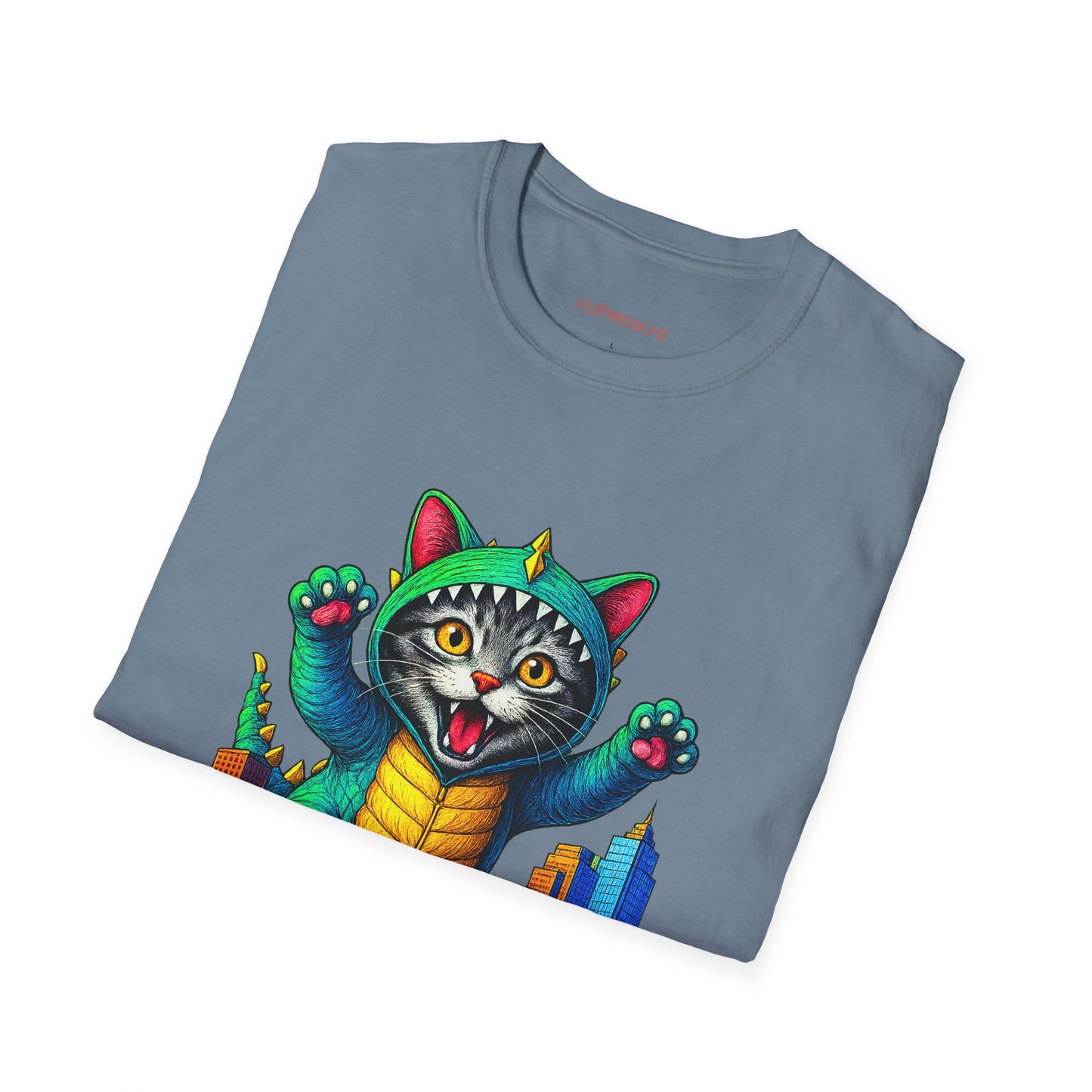 Cat Austin Cityscape T-shirt