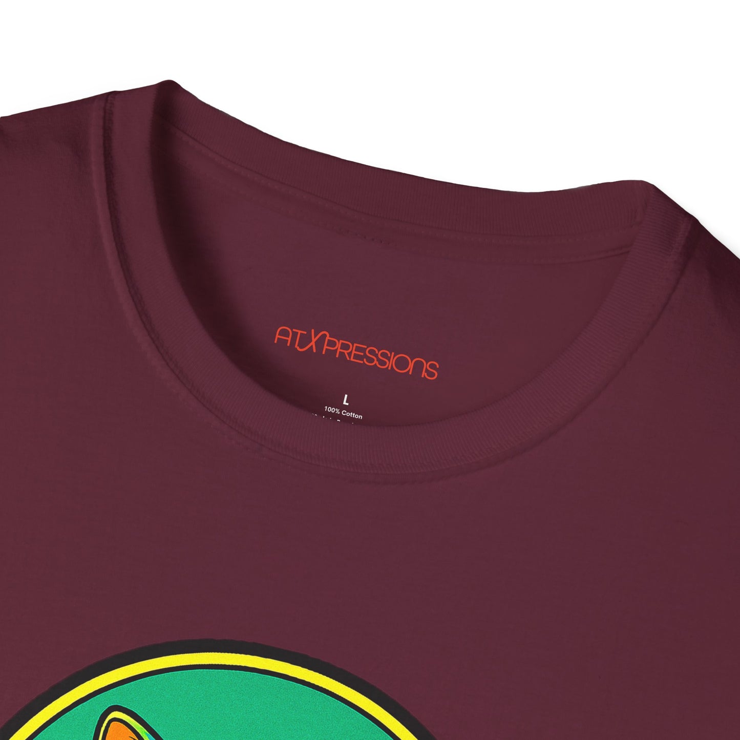 Cat Monster Austin Skyline Graphic T-Shirt