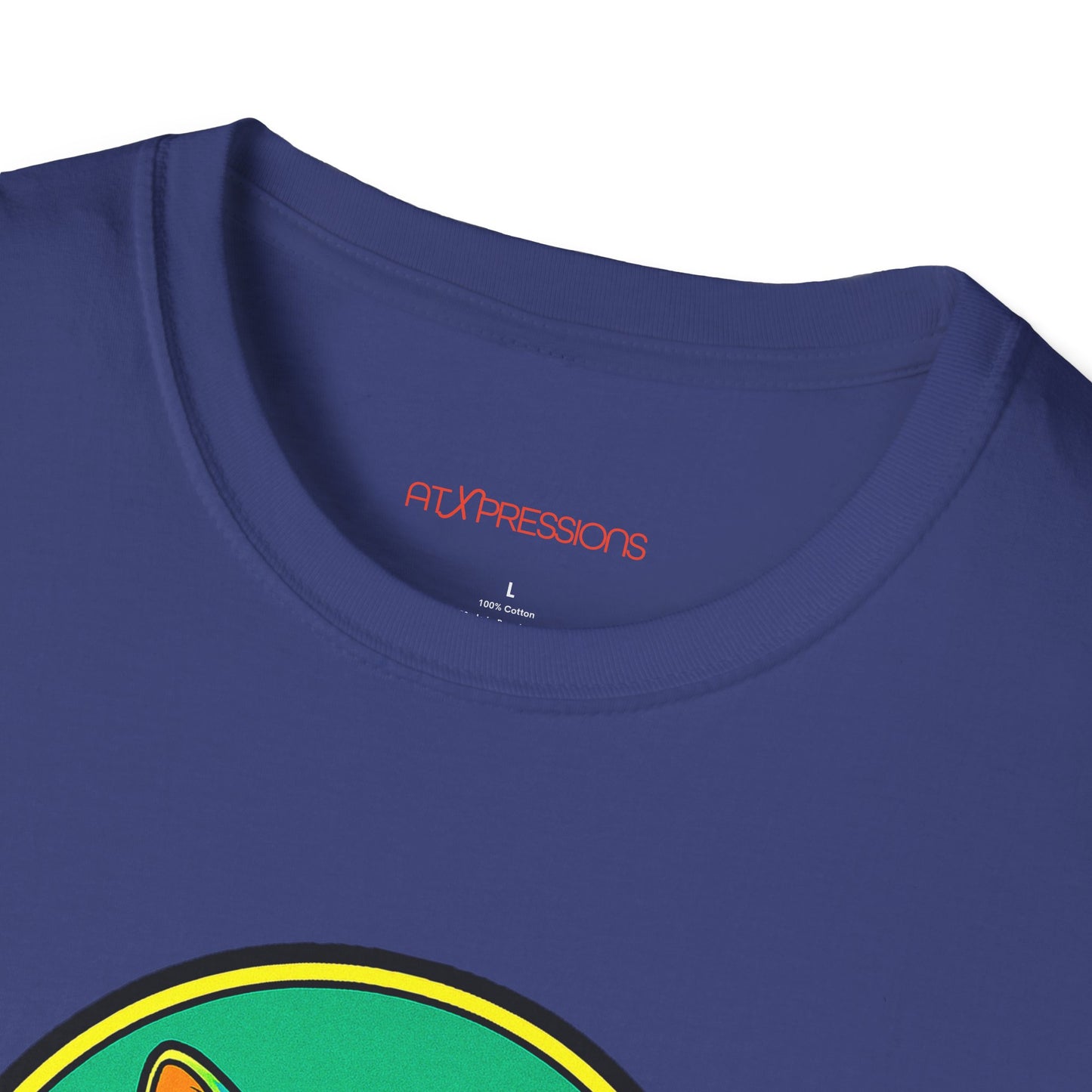 Cat Monster Austin Skyline Graphic T-Shirt