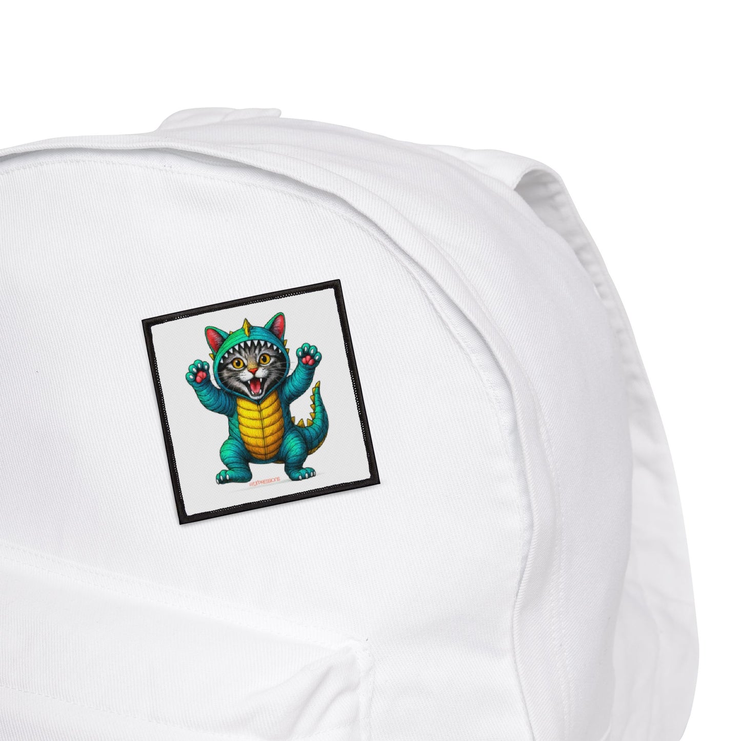 Cute Cat Monster Iron-On Patche