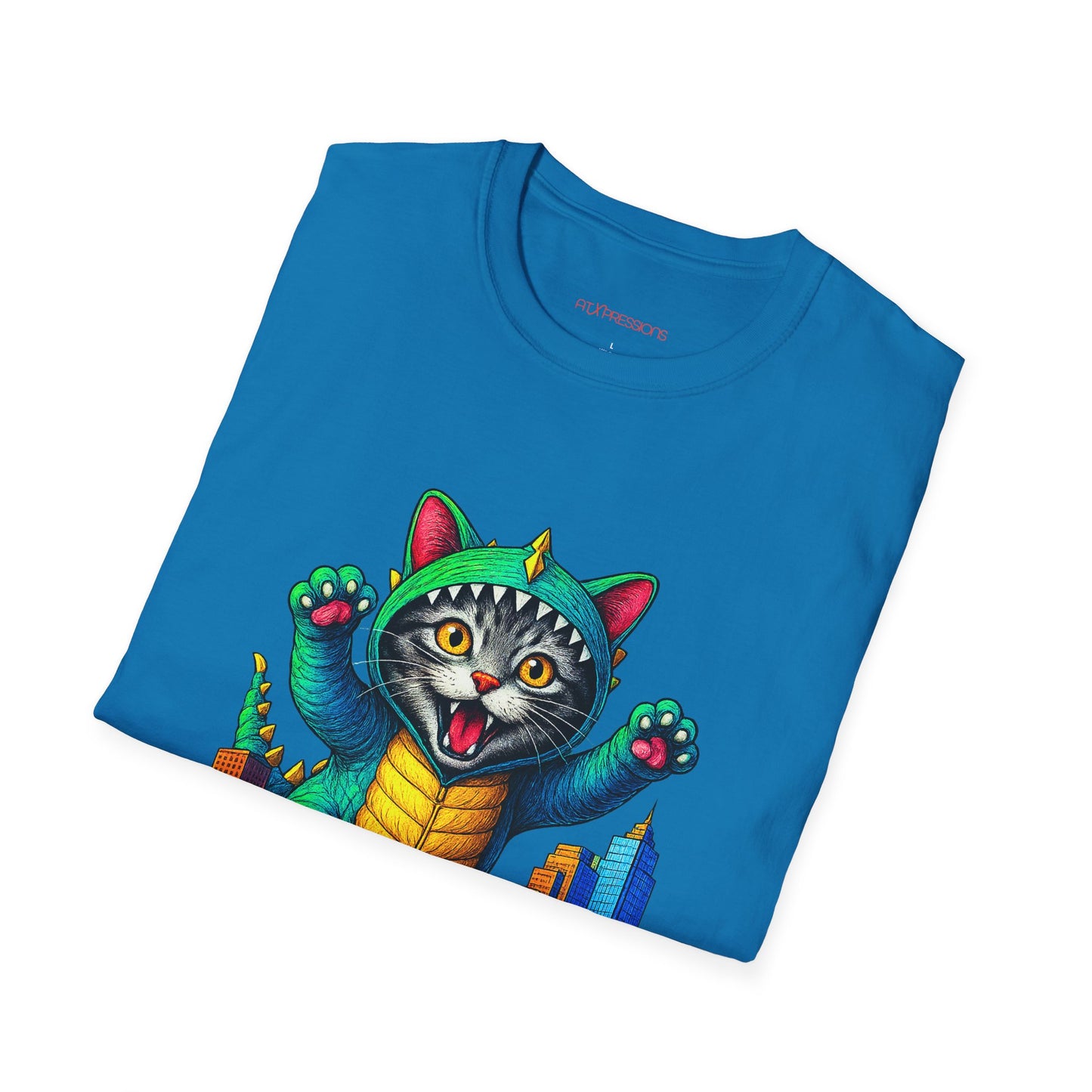 Cat Austin Cityscape T-shirt
