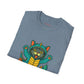 Cat Monster Austin Skyline Graphic T-Shirt