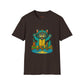 Cat Monster Austin Skyline Graphic T-Shirt