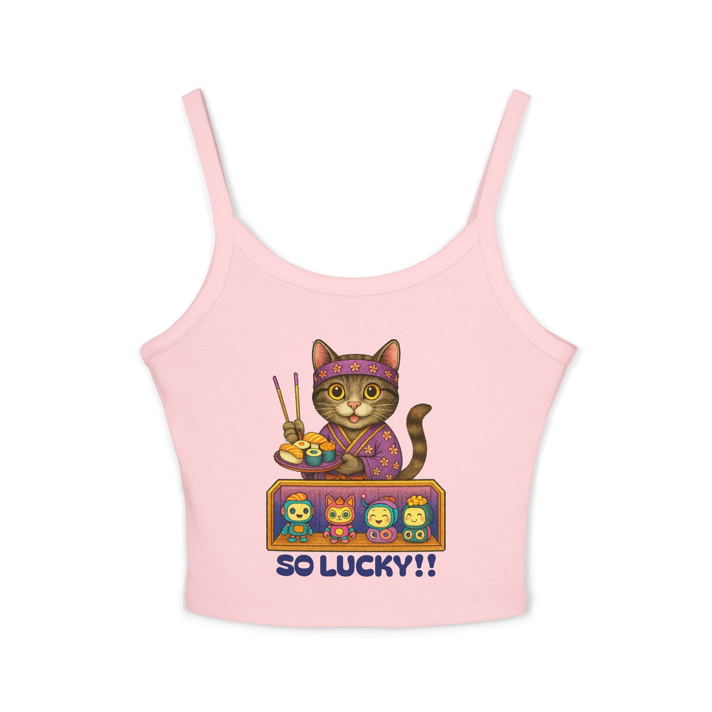 “So Lucky!!” Spaghetti Strap Tank | ATXpressions