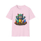 Bold Cat Over Austin Cityscape Unisex Tee | ATXpressions