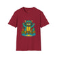 Cat Monster Austin Skyline Graphic T-Shirt
