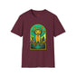 Cat Monster Austin Skyline Graphic T-Shirt