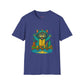 Cat Monster Austin Skyline Graphic T-Shirt