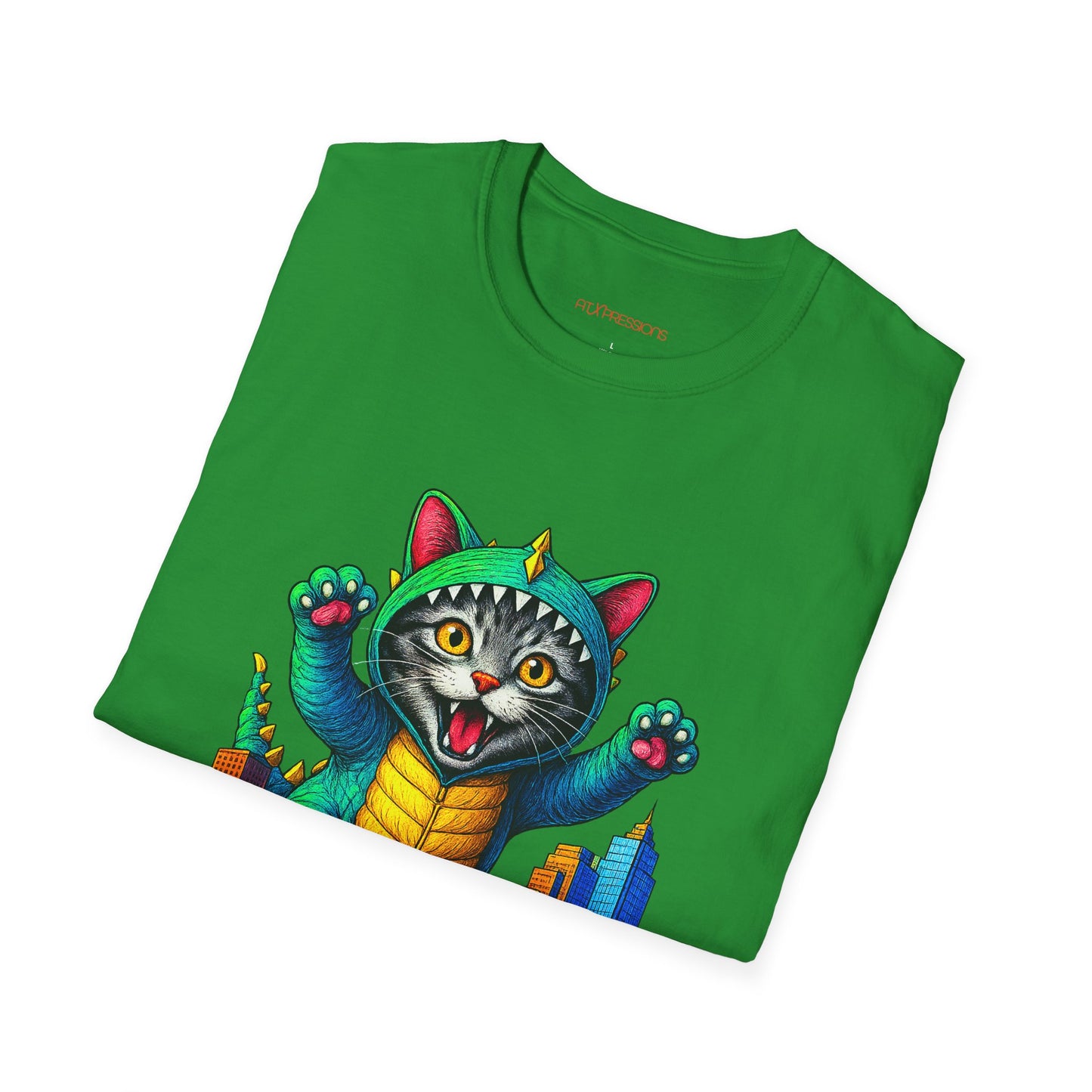 Cat Austin Cityscape T-shirt