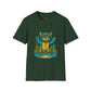 Cat Monster Austin Skyline Graphic T-Shirt