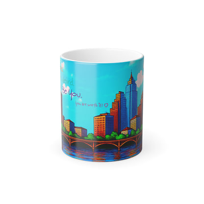 Austin Cityscape Color Morphing Mug, 11oz