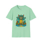 Cat Monster Austin Skyline Graphic T-Shirt