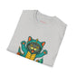Cat Monster Austin Skyline Graphic T-Shirt