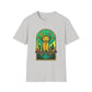 Cat Monster Austin Skyline Graphic T-Shirt