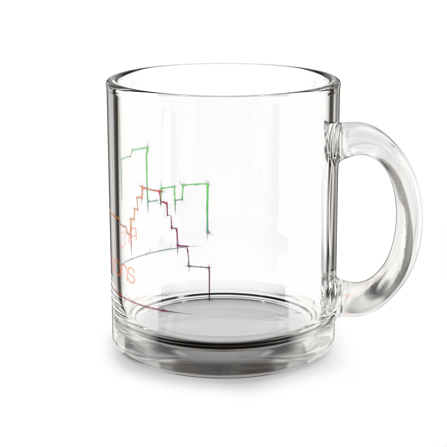 Austin Cityscape Themed Glass Mug, 10oz