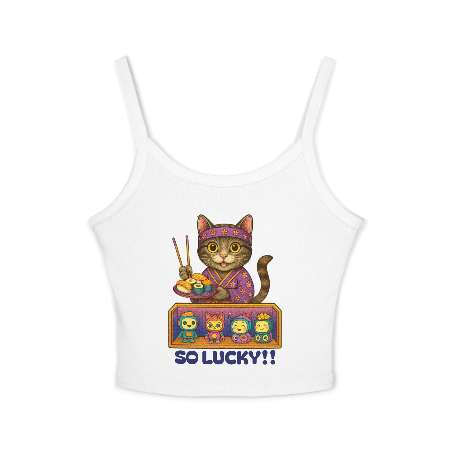 “So Lucky!!” Spaghetti Strap Tank | ATXpressions