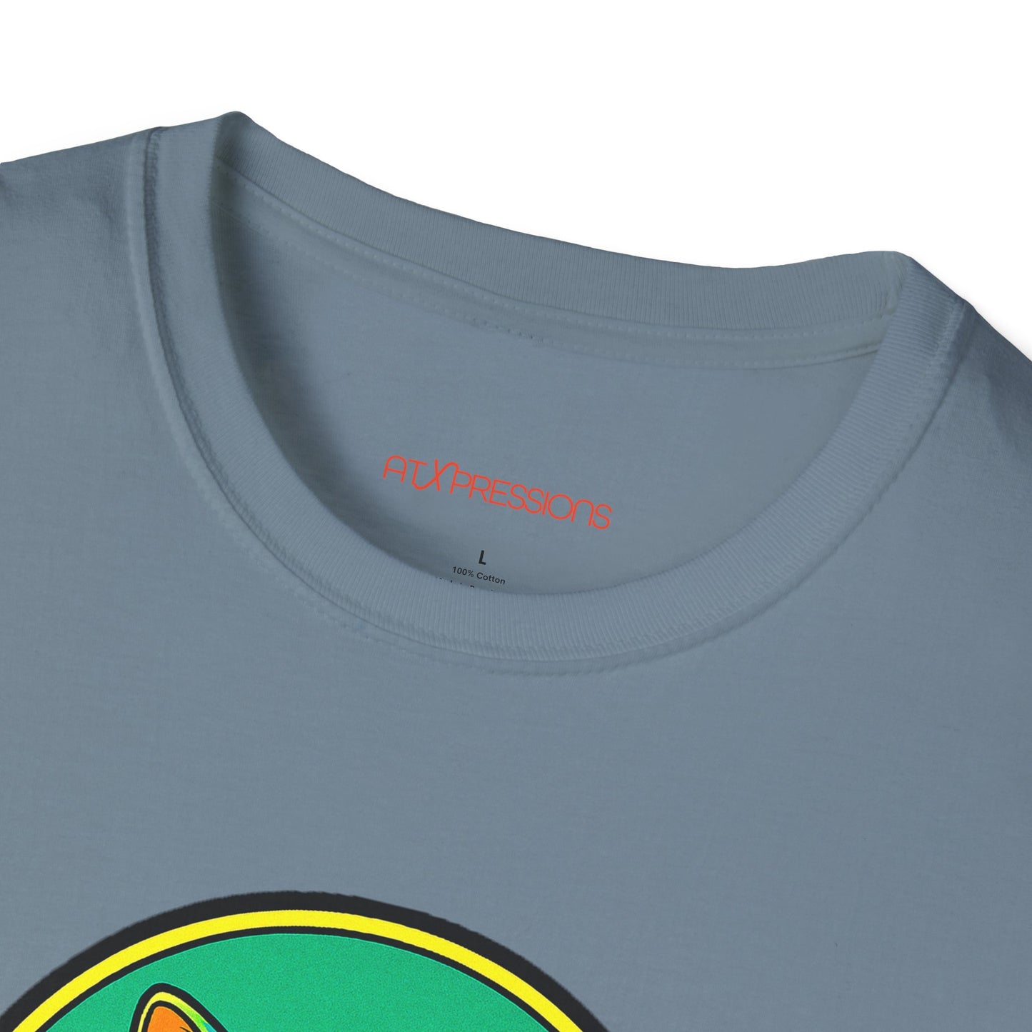 Cat Monster Austin Skyline Graphic T-Shirt