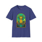 Cat Monster Austin Skyline Graphic T-Shirt