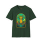 Cat Monster Austin Skyline Graphic T-Shirt