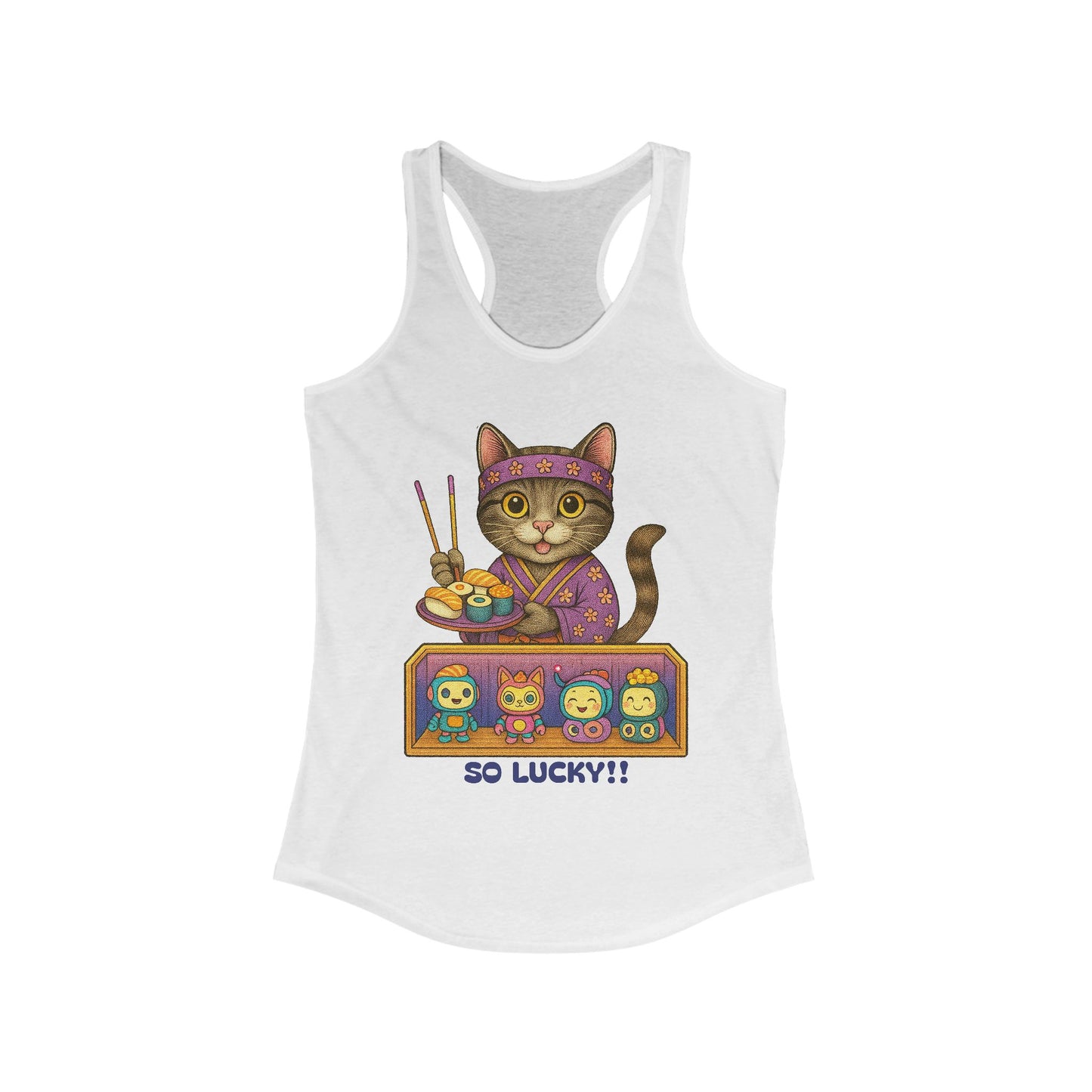‘So Lucky!!’ Racerback Tank | ATXpressions