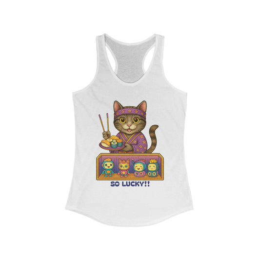 ‘So Lucky!!’ Racerback Tank | ATXpressions