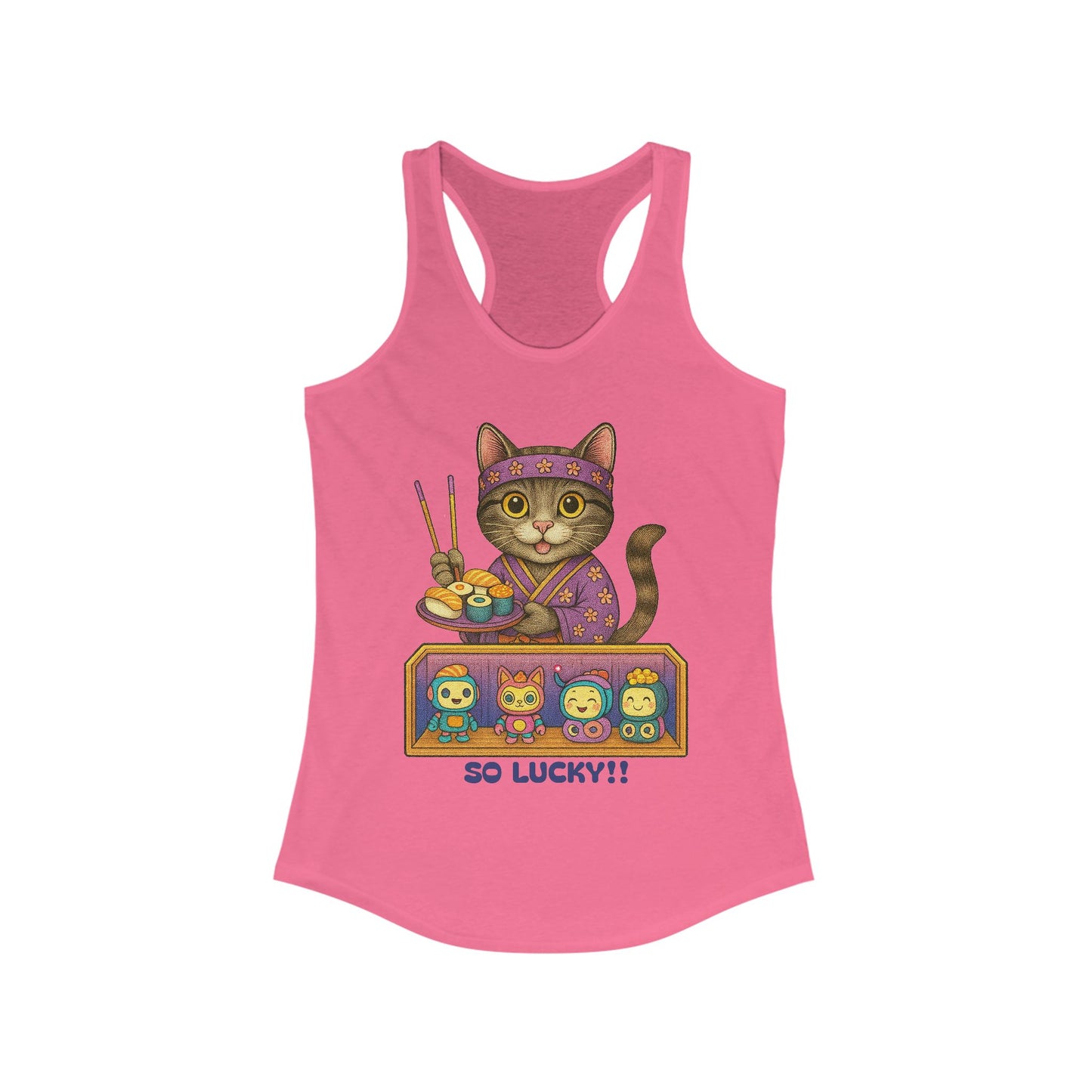 ‘So Lucky!!’ Racerback Tank | ATXpressions