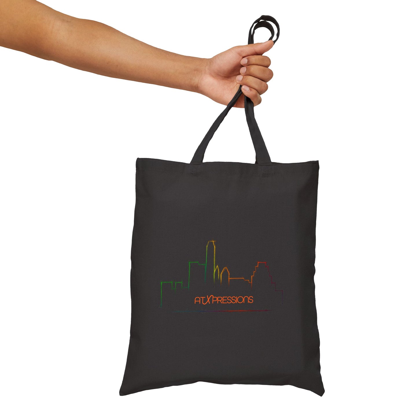 Austin City Skyline Design, Cotton Canvas Tote Bag | ATXpressions