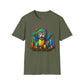 Cat Austin Cityscape T-shirt