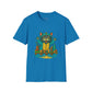 Cat Monster Austin Skyline Graphic T-Shirt