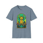 Cat Monster Austin Skyline Graphic T-Shirt