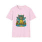 Cat Monster Austin Skyline Graphic T-Shirt