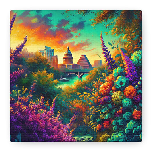 Vibrant Cityscape Canvas Art