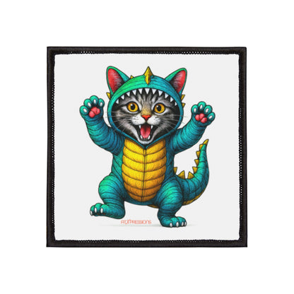 Cute Cat Monster Iron-On Patche