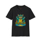 Cat Monster Austin Skyline Graphic T-Shirt