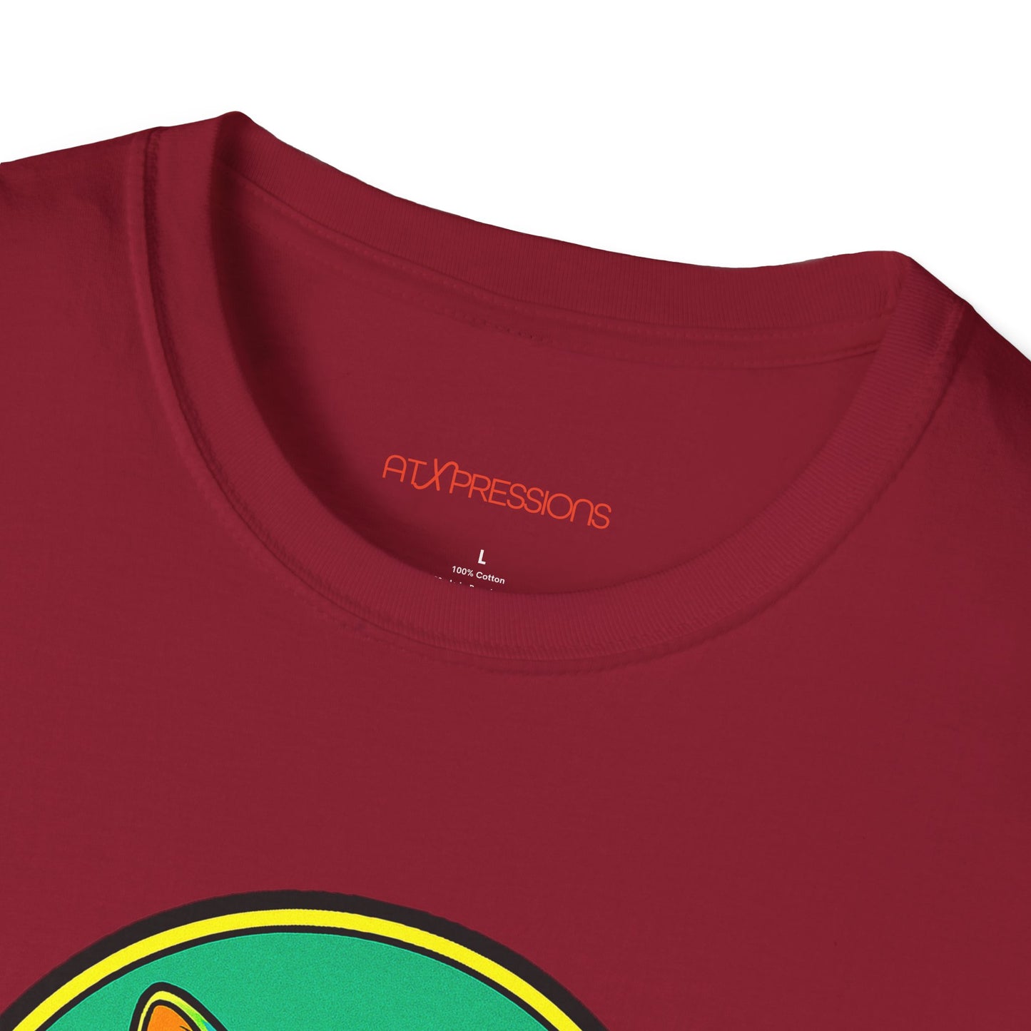 Cat Monster Austin Skyline Graphic T-Shirt