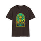 Cat Monster Austin Skyline Graphic T-Shirt