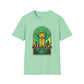 Cat Monster Austin Skyline Graphic T-Shirt