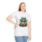 Bold Cat Over Austin Cityscape Unisex Tee | ATXpressions